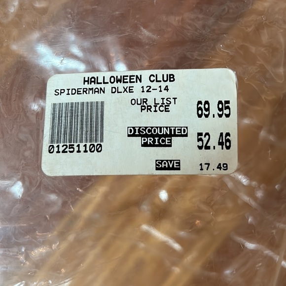 Deluxe Child Spider-man Costume - Picture 8 of 9